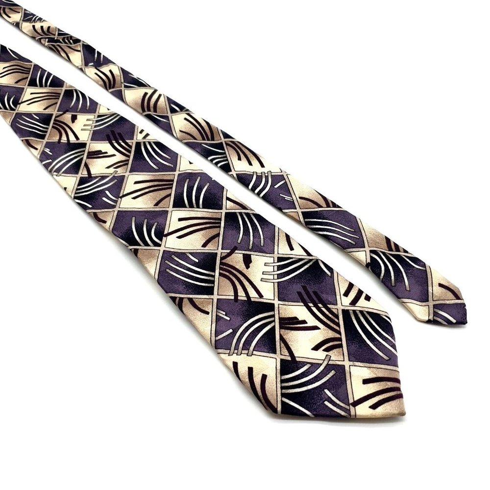 J. Riggins Mens Necktie Office Work Dress Casual Black Gray Tan Dad Gift